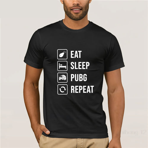 Eat Sleep PUBG Repeat T Shirt