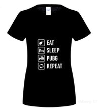 Load image into Gallery viewer, Eat Sleep PUBG Repeat T Shirt